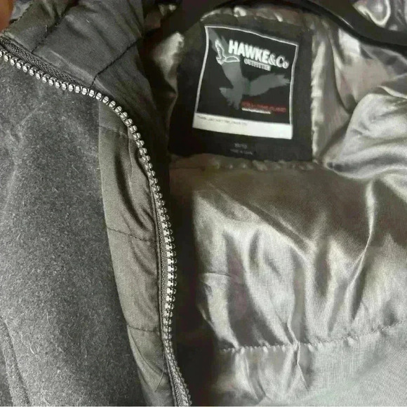 Trendy HAWK & Co Casual/Holiday/ Winter Coat/Jacket with hoodie! So cute! - Picture 12 of 16